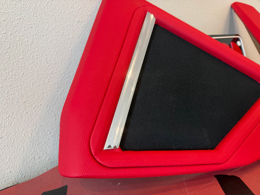67–72 C10 Custom Kick Panels – Redrum Red (In Stock)